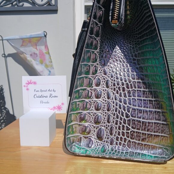 Stunning Brahmin Caroline Dusk Gleaming NWT - Picture 9 of 11